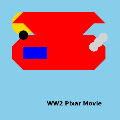 WW2 Pixar Movie - DrawGPT