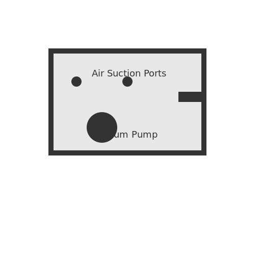 Vacuum Compression Suitcase - DrawGPT
