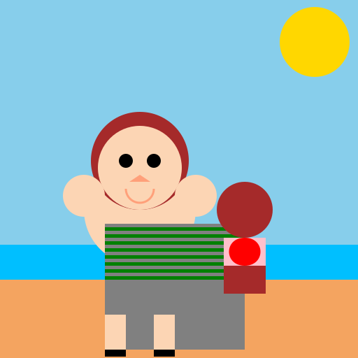 Beach Teddy - DrawGPT