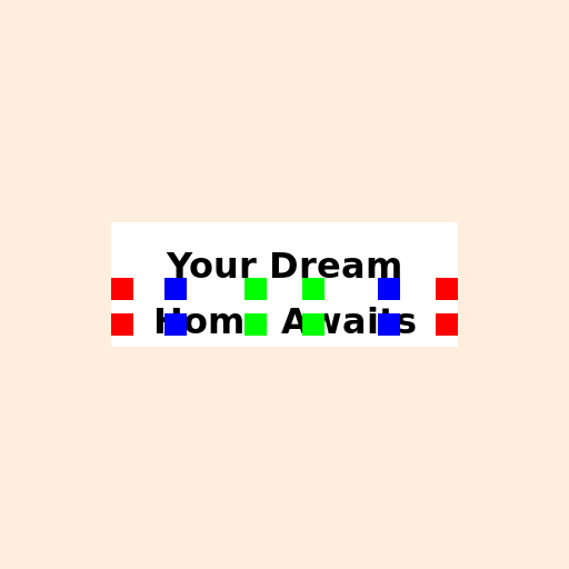 Your Dream Home Awaits sign - DrawGPT
