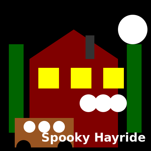 Spooktacular Halloween Hayride - DrawGPT