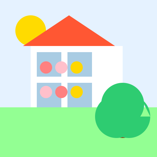 Colorful World of the Retirement Home - DrawGPT