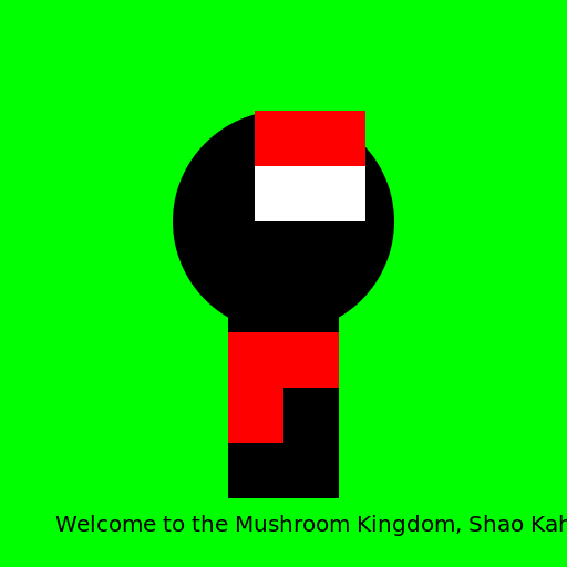 Shao Kahn in the Mushroom Kingdom - DrawGPT