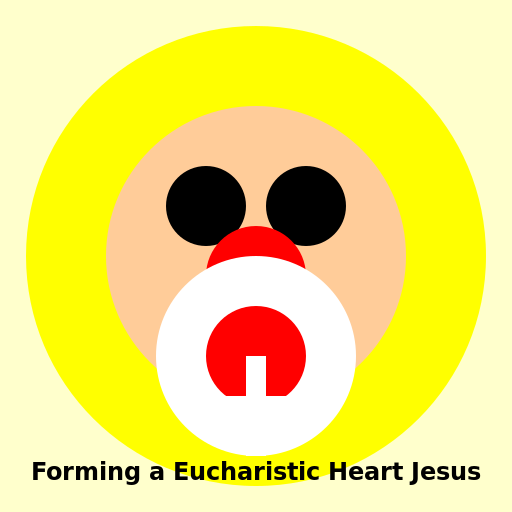 Forming a Eucharistic Heart Jesus - DrawGPT