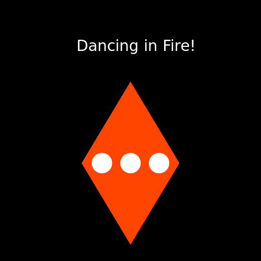 Dancing in Fire - DrawGPT
