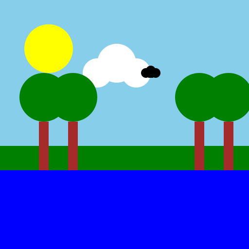 peaceful and relaxing view - DrawGPT