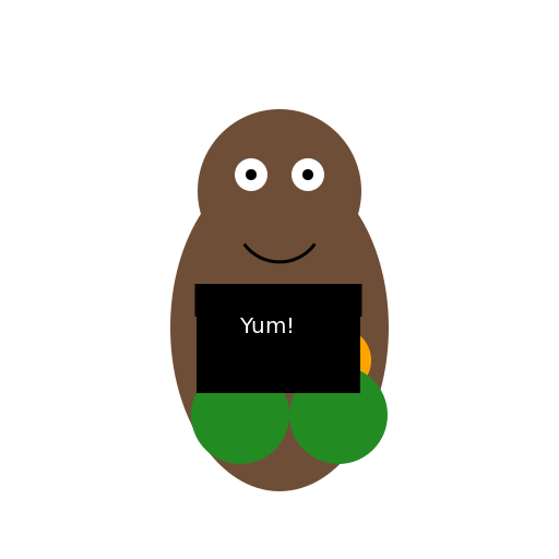 A Person Enjoying Delicious Food - DrawGPT