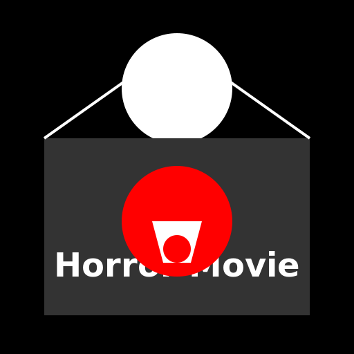 Dark and Eerie Horror Movie Cover - DrawGPT