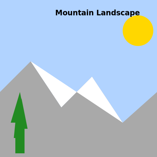 Mountain Landscape - DrawGPT