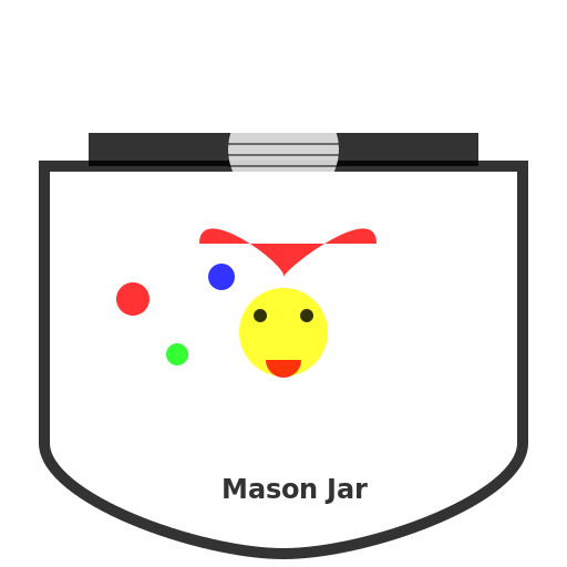 Mason Jar Clipart - DrawGPT