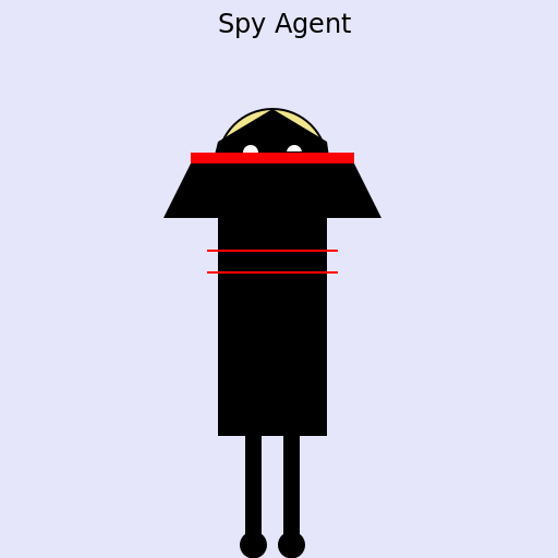 Sneaky Female Spy Looking for Data - DrawGPT