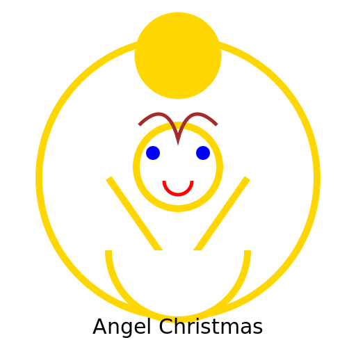 Angel Christmas - DrawGPT
