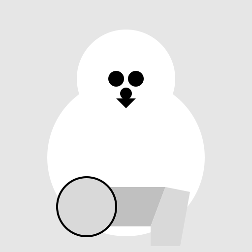 White Husky Warrior in Battle - DrawGPT