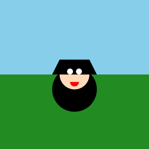 Black Girl Looking at the Sky - DrawGPT