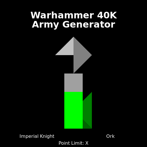 Warhammer 40K Army Generator - DrawGPT