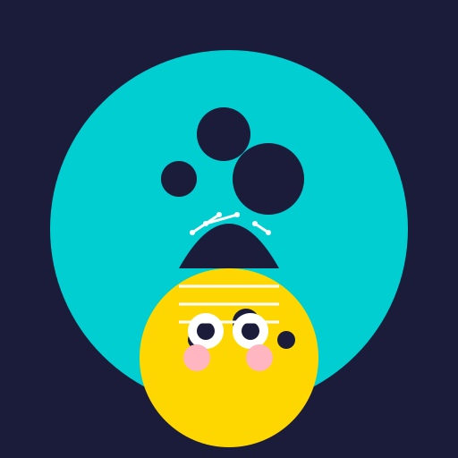 Astral Tabaxi Born During a Teal Moon Anime Style - DrawGPT