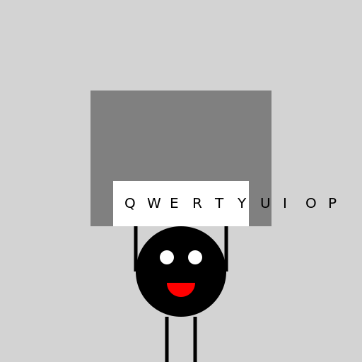 Person Waiting in Front of a Computer Screen - DrawGPT