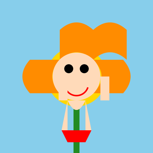 June, the Dancing Sunflower - DrawGPT