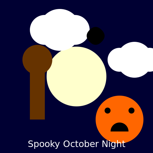 Spooky October Night - DrawGPT