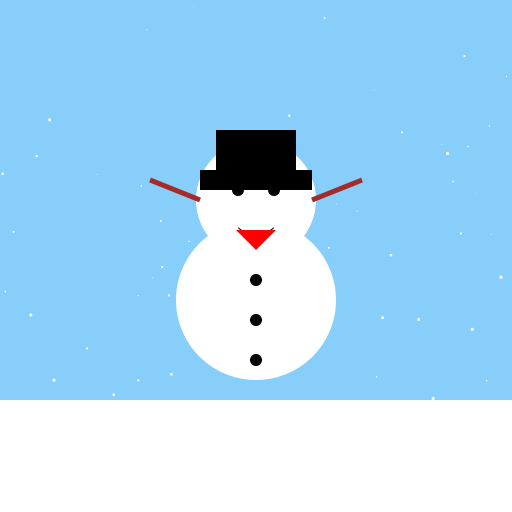 Snowman in December - DrawGPT