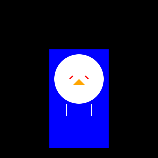 Owl Battling in Blue Fire - DrawGPT