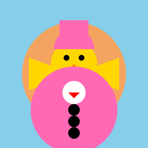 An eagle in a clown suit - DrawGPT