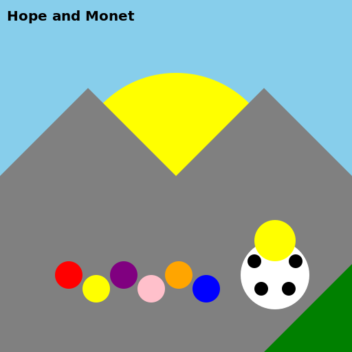 Hope and Monet - DrawGPT