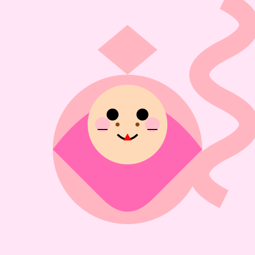 Cute Cat Girl with Pink Hair - DrawGPT