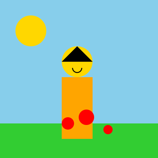 A man in his tomato farm - DrawGPT