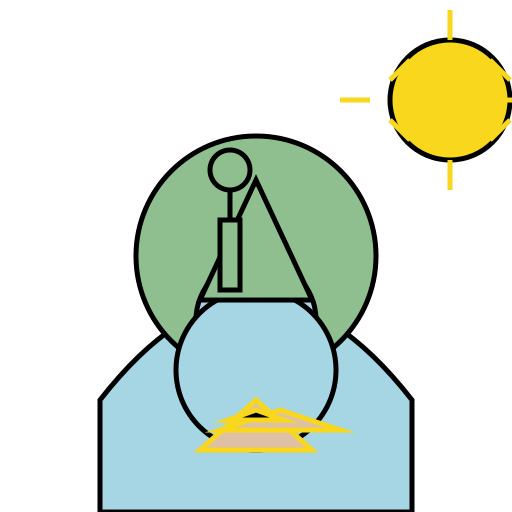 Island inside a Bottle - DrawGPT