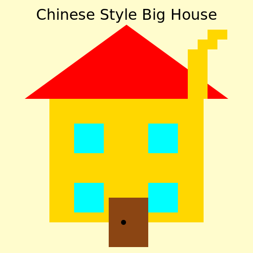 Chinese Style Big House - DrawGPT