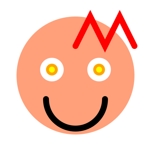 Male Fire Genasi with Red Hair and Fire in His Eyes - DrawGPT
