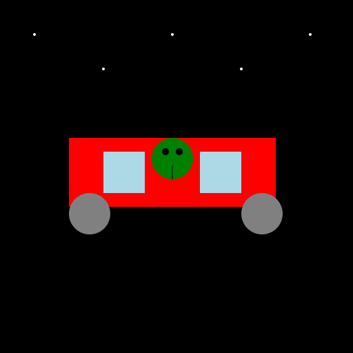 Car on Space - DrawGPT