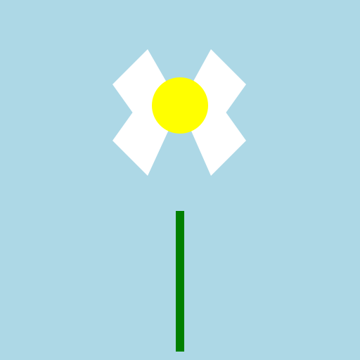 Angela White - A Beautiful White Flower - DrawGPT