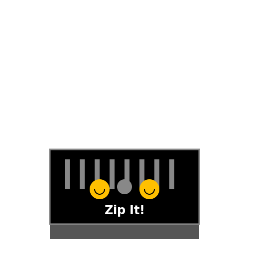 Shoe with a Zipper All the Way Around - DrawGPT