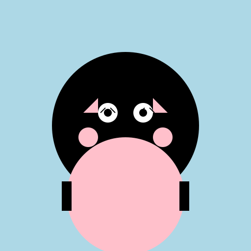 Little Black Baby Girl with Afro Puffs and Butterfly Hairbows in a Pink Tutu - DrawGPT