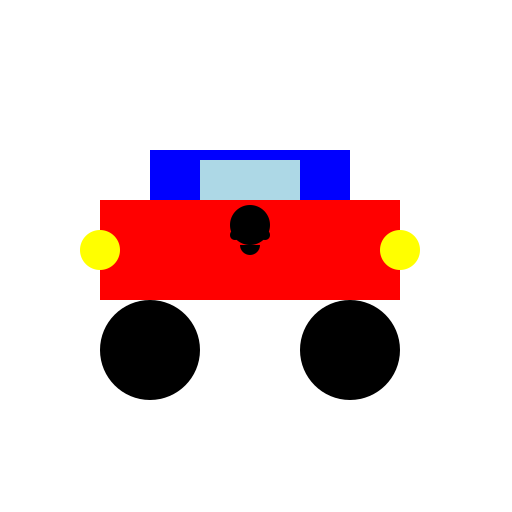 Colorful Car - DrawGPT