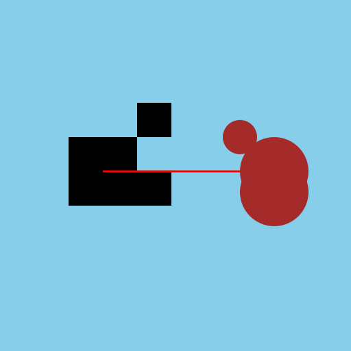 Cat fight dog - DrawGPT