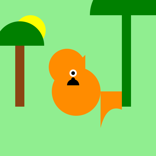 Fox in the Amazon Rainforest - DrawGPT