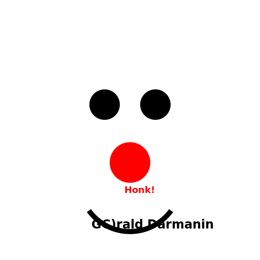 Gerald Darmanin, the Clown Minister - DrawGPT