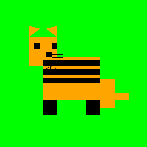 Tiger in the Jungle - DrawGPT