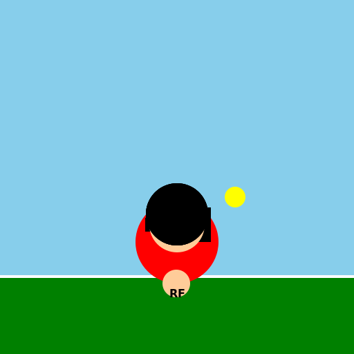 Federer's Forehand Finesse - DrawGPT