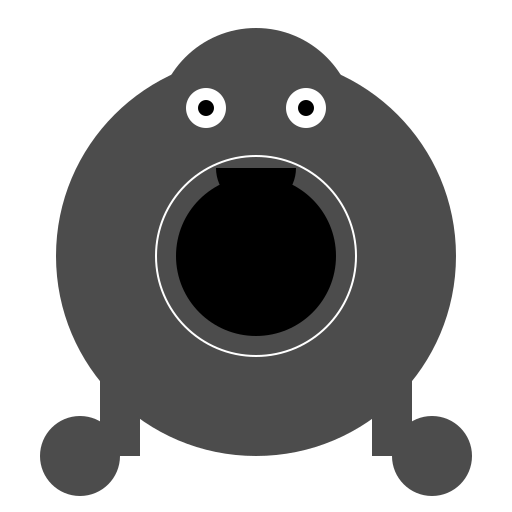 Sigma from Overwatch 2 holding a black hole - DrawGPT