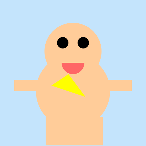 Fat person lifting object over their head at an angle - DrawGPT