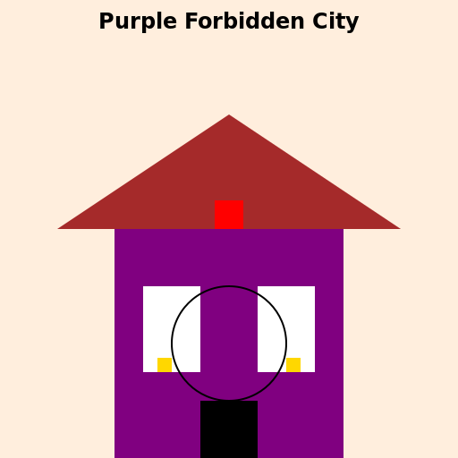 Purple Forbidden City - DrawGPT