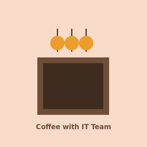 Coffee with IT Team Icon - DrawGPT