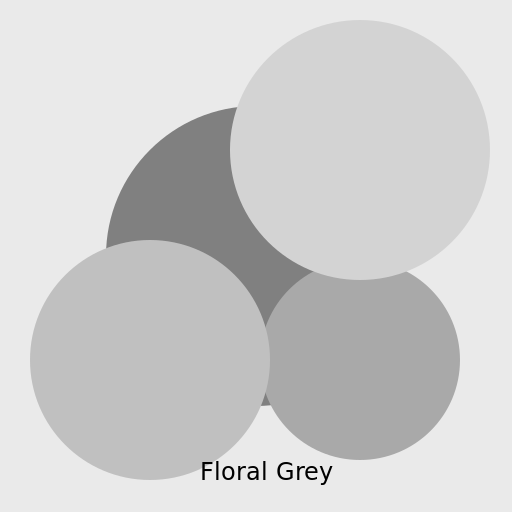 Album cover floral grey - DrawGPT