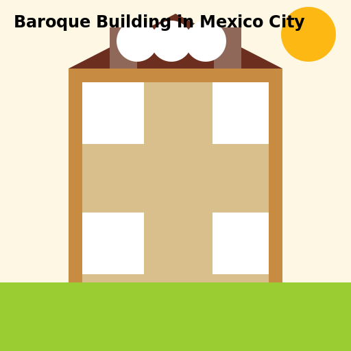 Baroque Building in Mexico City - DrawGPT
