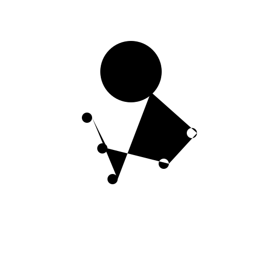 Beetle with White Oval Body and Black Spots - DrawGPT