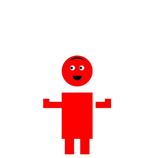 Short Toddler with Red Outfit and Curly Black Hair - DrawGPT